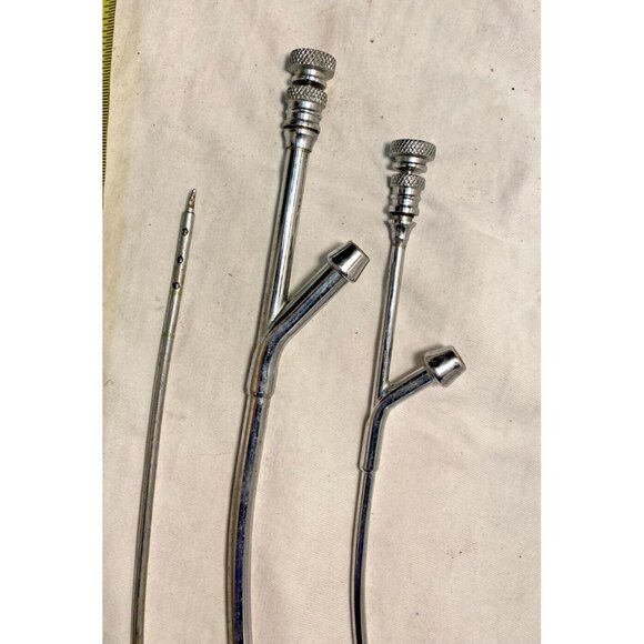 Embalming Mortician Tools Drain Tube Trocar Morbid Death Funeral Supply-3 pieces - Picture 2 of 5